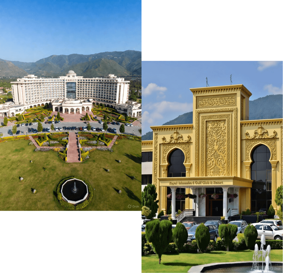 Royal Islamabad Golf Club And Resort Front View