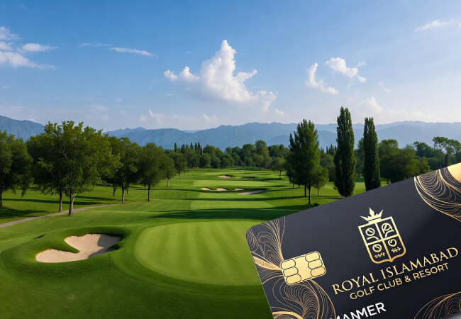Royal Islamabad Golf Club & Resort Membership-Gold-Card