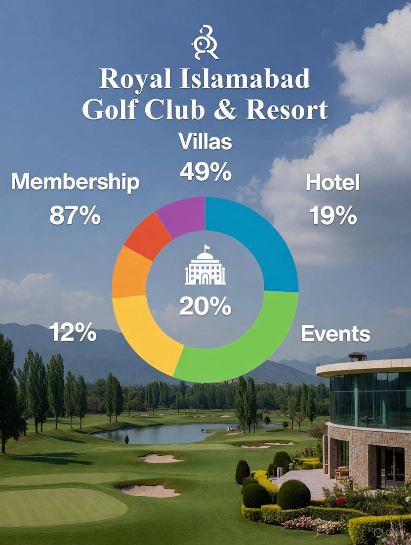 Royal Islamabad Golf Club & Resort - Revenue Streams